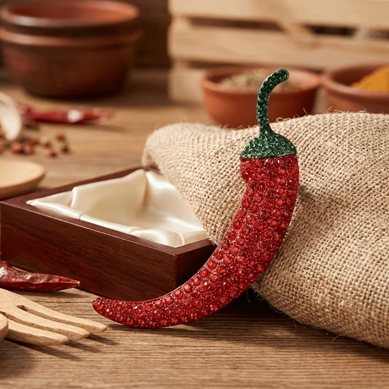 Pepper brooch