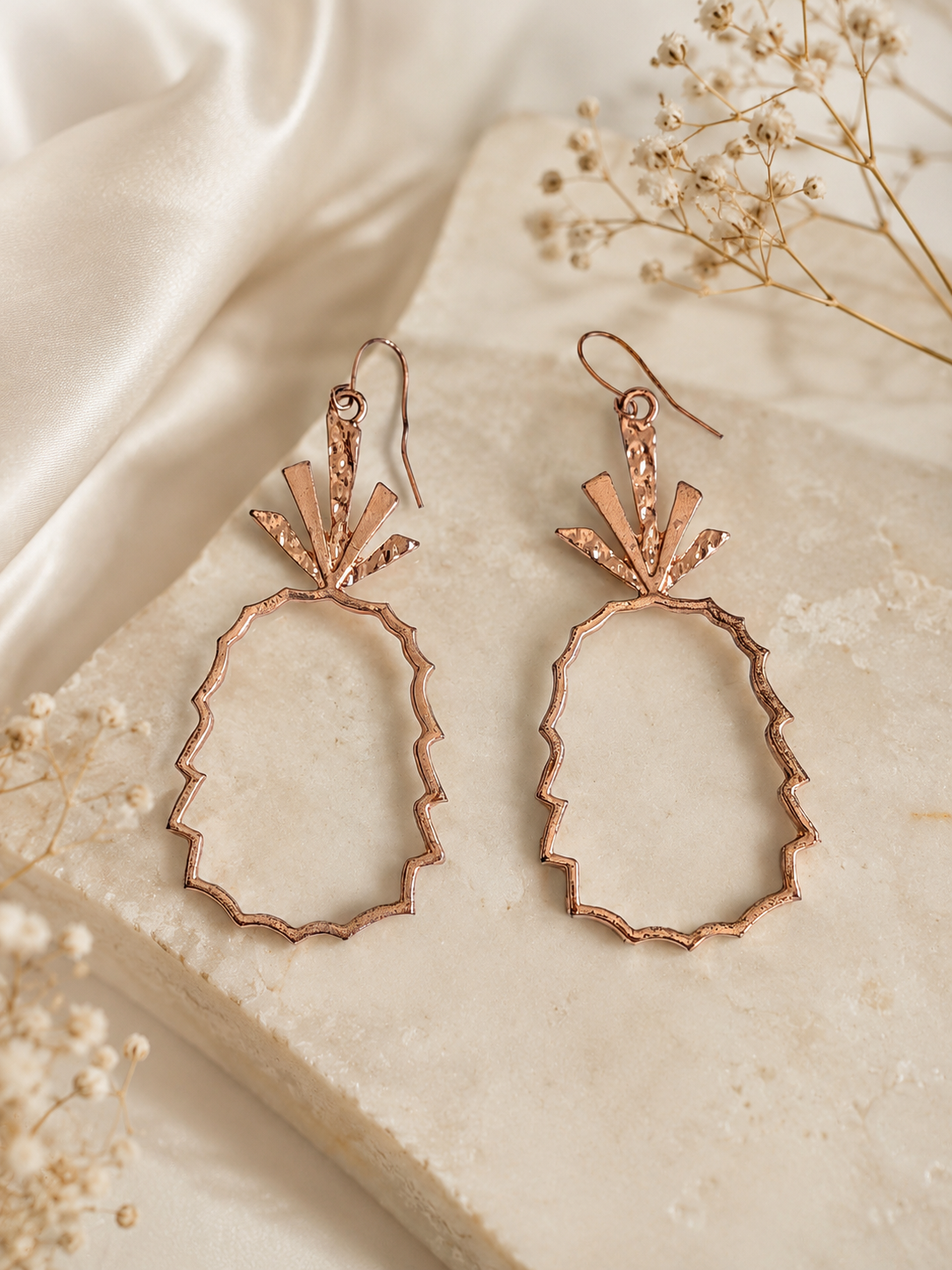 Pineapple earrings