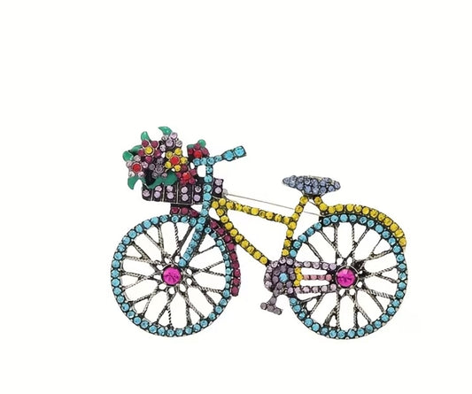 Bicycle Brooch