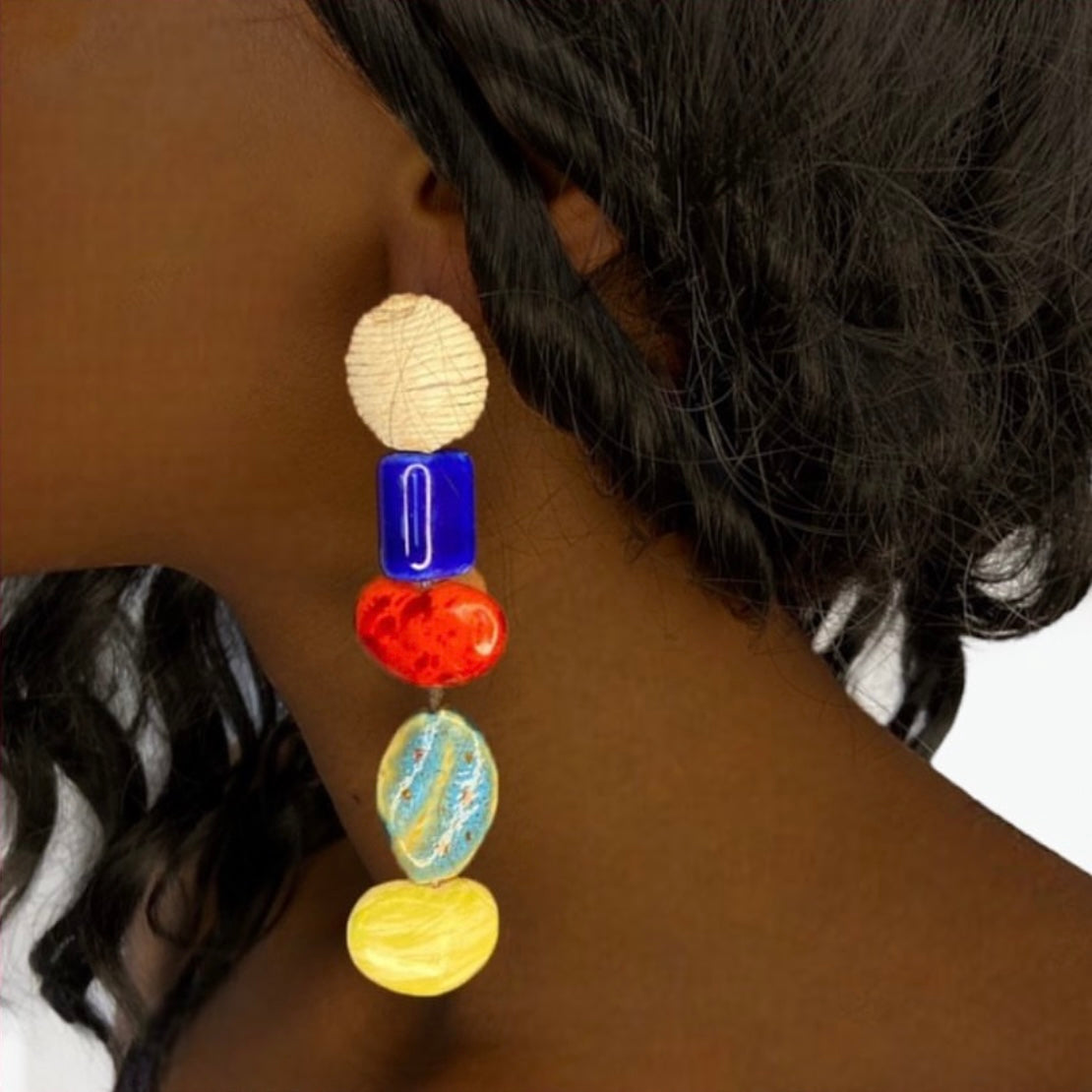 Color Drop Earrings