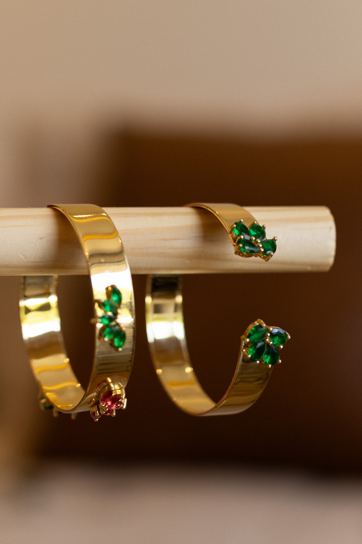 Emerald lush bangles