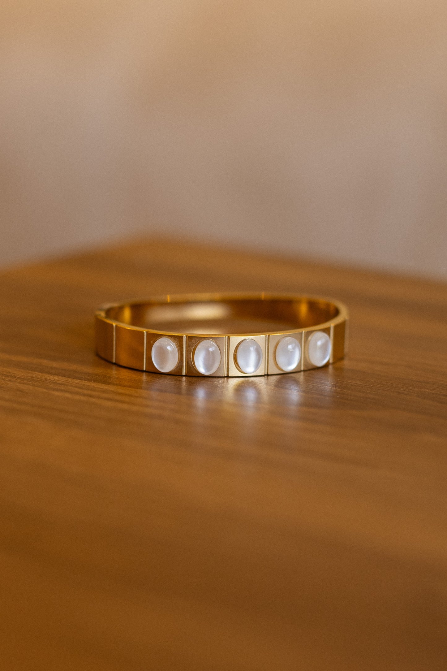 Pearl white bangle