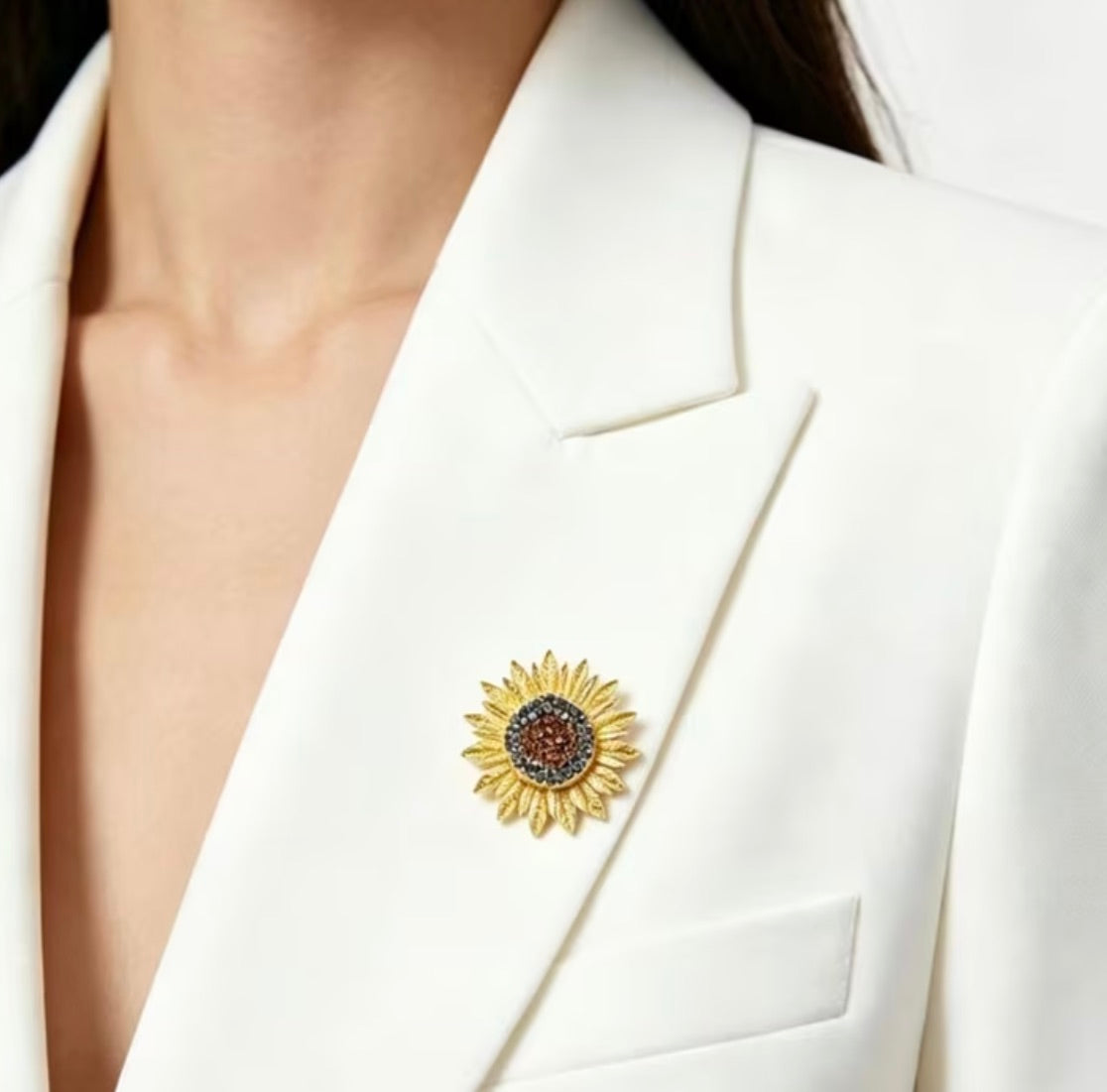 SunFlower Brooch